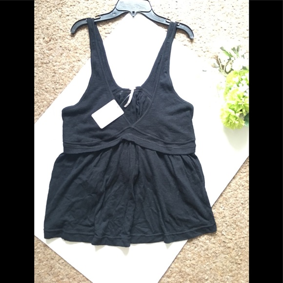 Free People Black Boho Zinia Tank Top - Picture 6 of 9